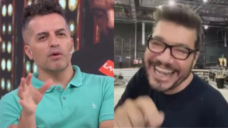 Mirá las divertidas chicanas entre Ángel de Brito y Marcelo Tinelli en Los Ángeles de la mañana