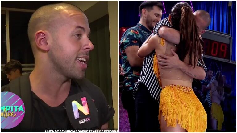 Picante frase de Mati Napp por el abrazo de Flor Vigna en la final del Súper Bailando