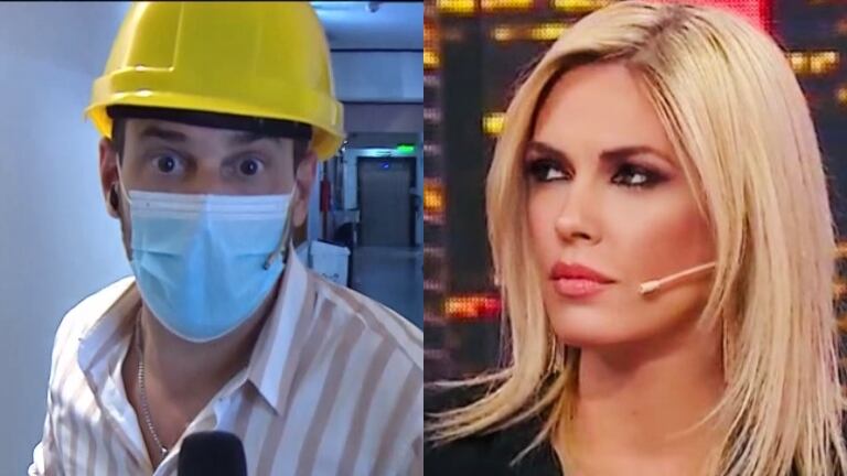 El picante palito de Rodrigo Lussich contra Viviana Canosa mientras recorría los camarines de América en su despedida de Intrusos: "¿No está? Mejor"