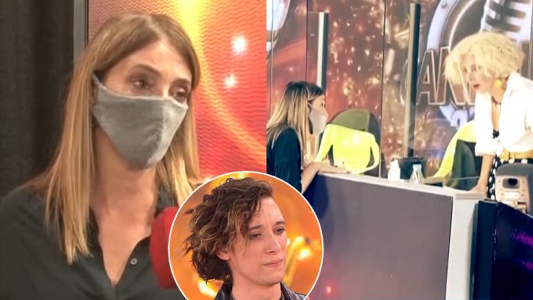 Mirá el momento de la madre de Lucas Spadafora con Nacha Guevara, fuera del aire de Cantando 2020