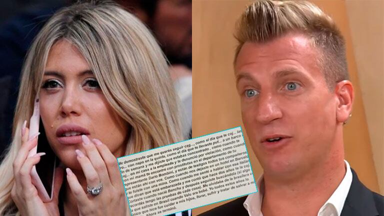 El mail que Wanda Nara le mandó a Maxi López para recriminarle sus infidelidades