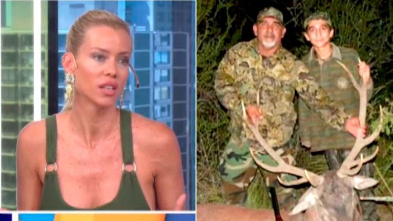 Nicole Neumann, indignada por las fotos cazando del padre de uno de los rugbiers: "Le inculcó matar por placer"