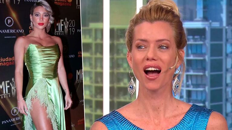 ¡Le bajó el pulgar! Nicole Neumann criticó sin filtro el look de Sol Pérez en los Martín Fierro de Cable