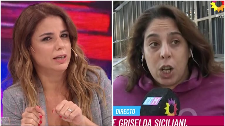 Picante cruce de Marina Calabró con Vanesa García Millán, la coreografa de Griselda Siciliani: "Además de cartonera, sos soberbia"