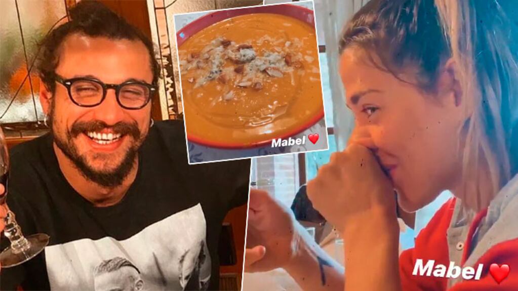 El guiño romántico de Daniel Osvaldo a Jimena Barón en plana cena