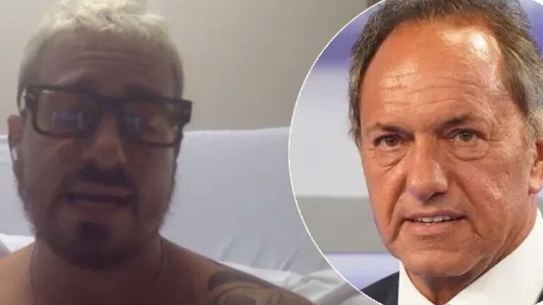 Fede Bal reveló la fuerte frase que le dijo Daniel Scioli tras su grave accidente en Brasil