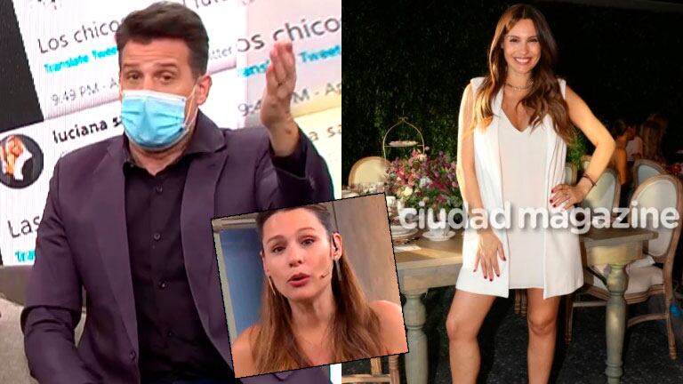 Listorti apuntó contra Pampita tras su queja por la suspensión de clases: "Tené criterio; el baby shower podía esperar, no es esencial"