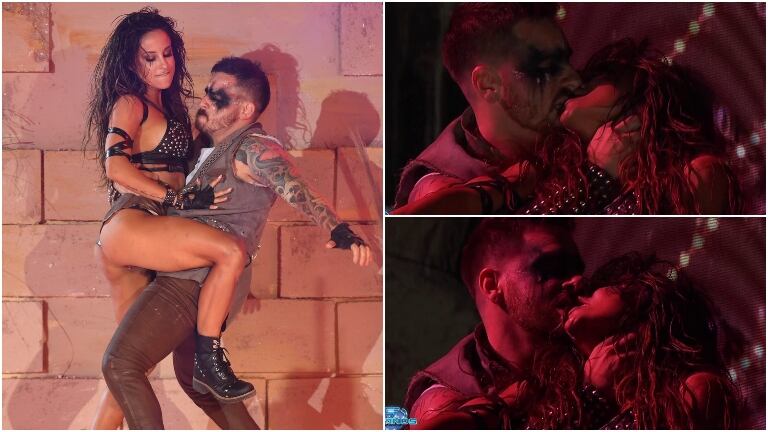 Fede Bal y Lourdes Sánchez calentaron la pista del Súper Bailando... ¡y terminaron boca con boca!