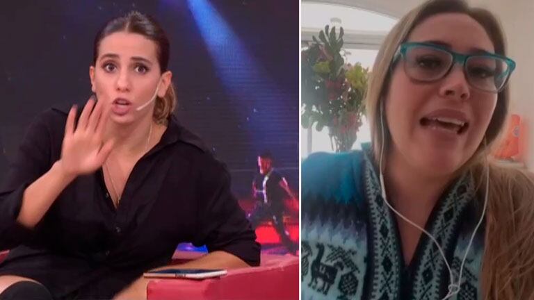 Cinthia Fernández cruzó en vivo a Mar Tarrés tras escucharla decir que la discriminan en las redes sociales