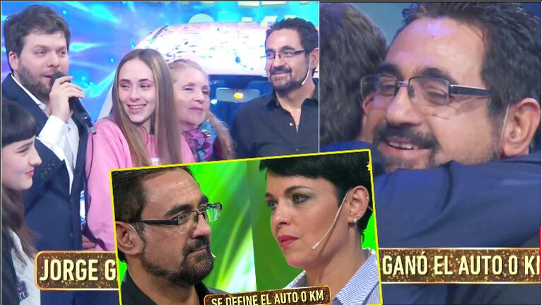 Jorge venció a Yamila en La tribuna de Guido... ¡y se llevó el auto 0km!