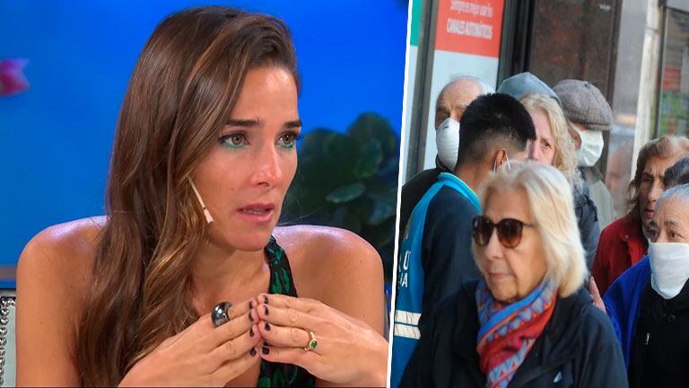Juana Viale, indignada ante la situación que vivieron los jubilados en los banco