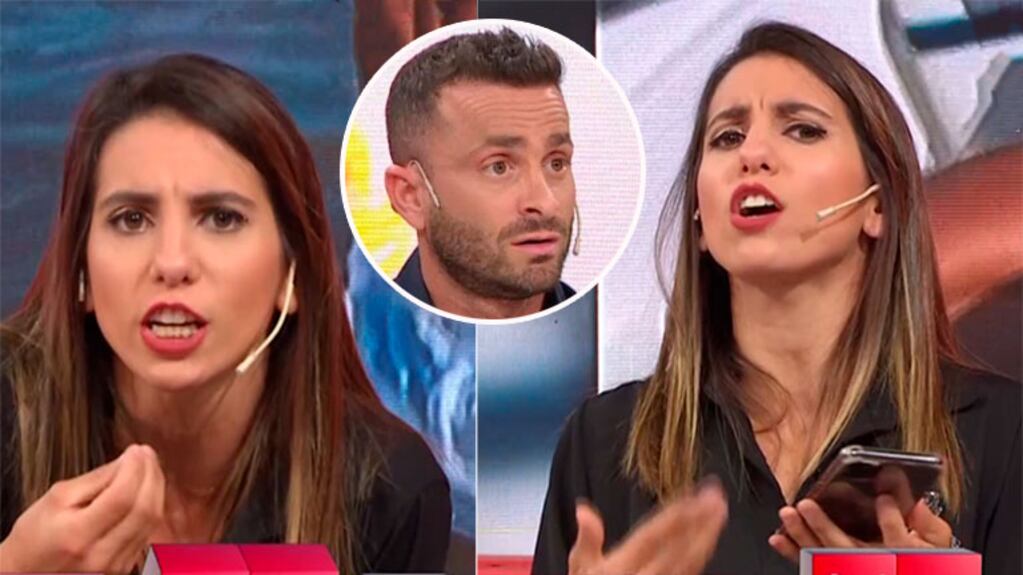 ¡Se sacó en vivo! Cinthia Fernández miró a cámara y arremetió contra Martín Baclini a los gritos