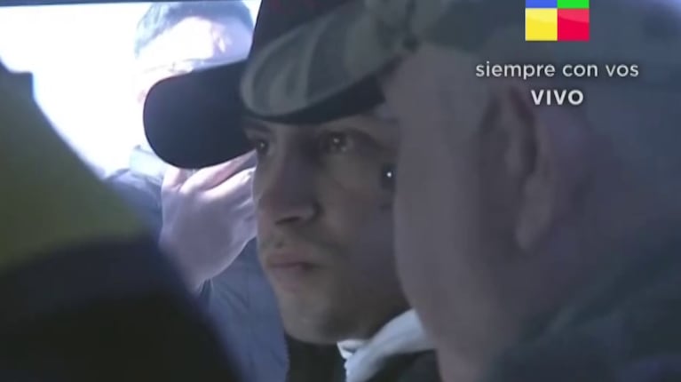 L-Gante fue a votar, esposado y escoltado en medio de un megaoperativo