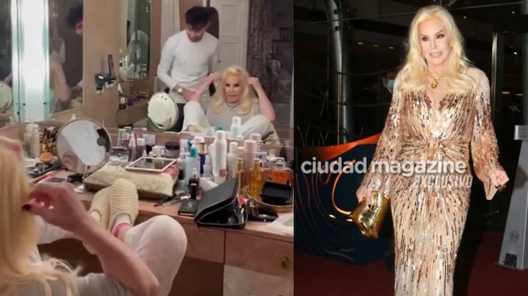 Susana Giménez compartió un video con su desopilante previa a los Martín Fierro: "¡Se me rompió la calefacción!"
