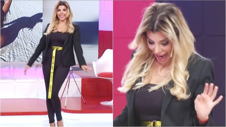 El blooper fashion de Charlotte Caniggia en Los Ángeles de la Mañana