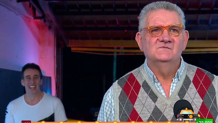 Rodrigo Vagoneta no pudo hacer su magia con un taxista