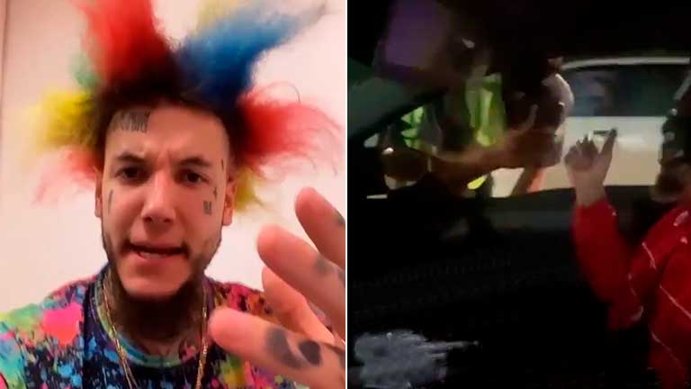 Alex Caniggia mostró cómo fue demorado en un peaje camino a su casa