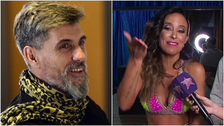 El palito de Lourdes Sánchez para el Chato Prada en Siempre show