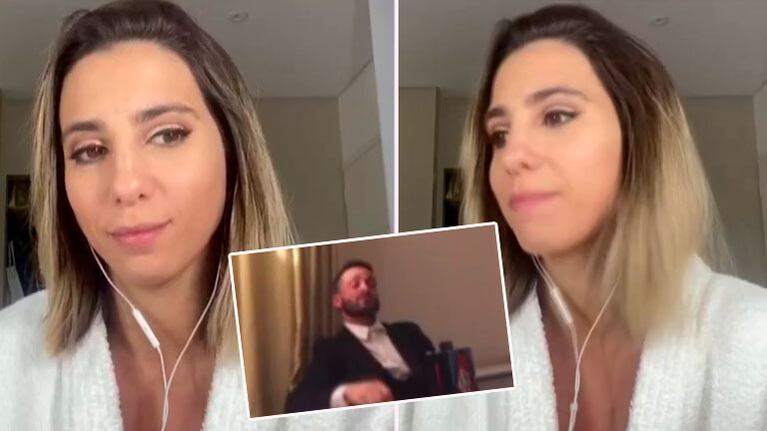 ¿Habrá reconciliación? La emoción de Cinthia Fernández al verlo a Martín Baclini cantar su canción de amor