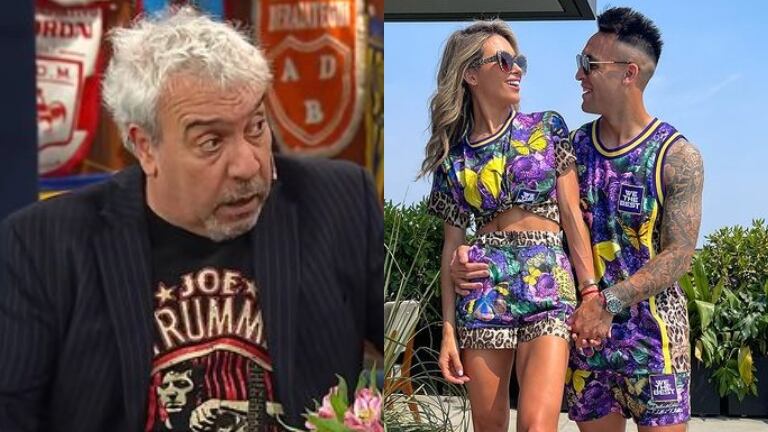 Coco Sily picantísimo sobre el look "combinado" de Lautaro Martínez y su novia: "¿Venían del velorio de un payaso?"