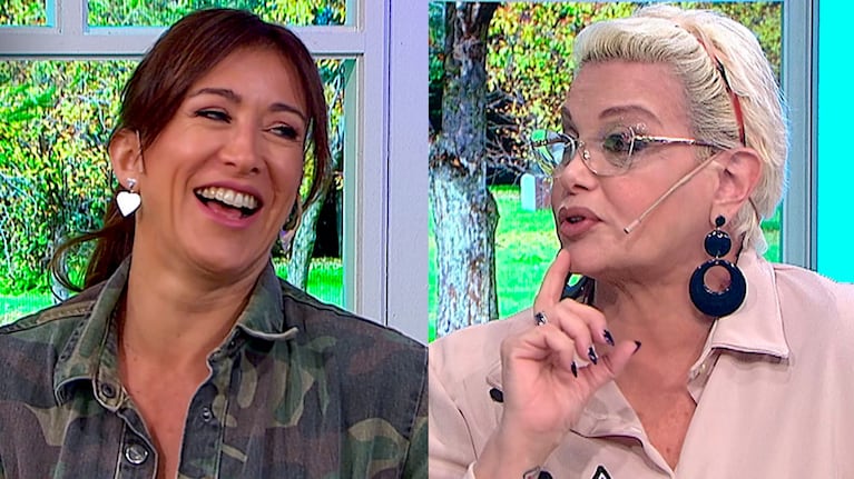 Valeria Archimó contó que está “muy enamorada” y Carmen Barbieri le retrucó con una pregunta súper íntima