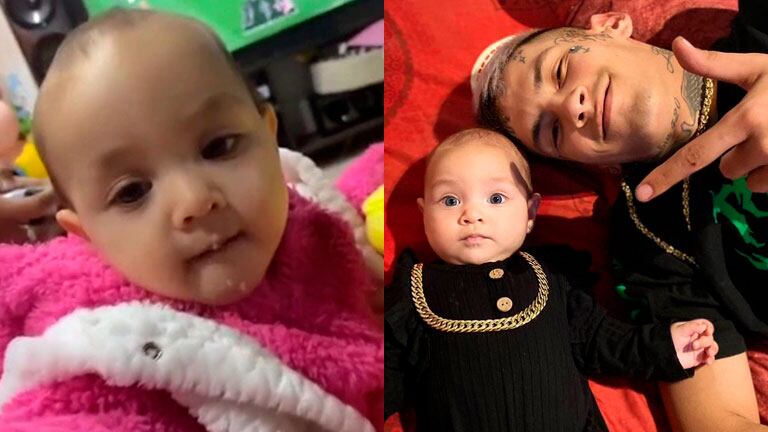 L-Gante compartió el tierno momento en que su beba le dice "papá"