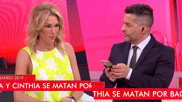 La reacción de Ángel de Brito al descubrir en vivo un audio en el que Yanina Latorre lo insulta