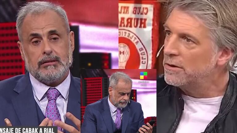 Jorge Rial difundió un mensaje que le hizo llegar Horacio Cabak: “Te subí al ring en una situación que no tenías que estar, mala mía”