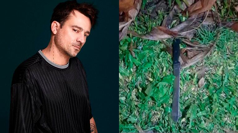 Chano Moreno Charpentier sufrió un brote psicótico: la foto de la cuchilla con la que agredió a la policía