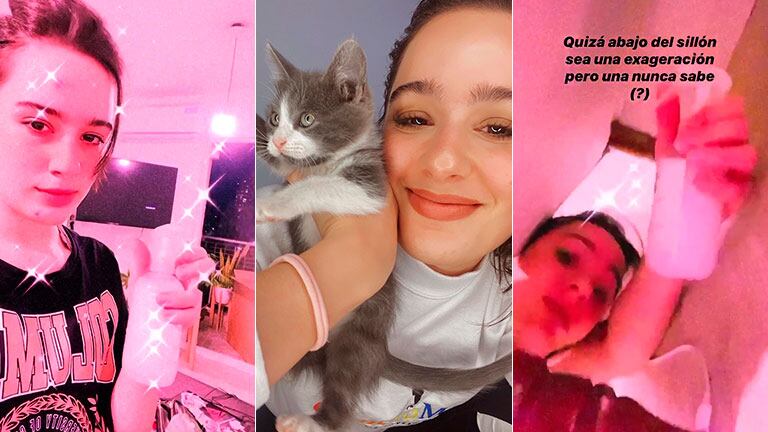 ¡Su primera mascota! La desesperación de Flor Jazmín Peña porque su gatito le llenó de pulgas la casa