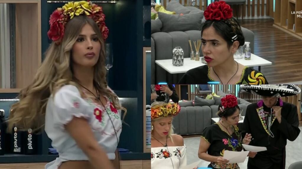 Noche mexicana en Gran Hermano 2022: Romina sorprendió con su look de Frida Kahlo