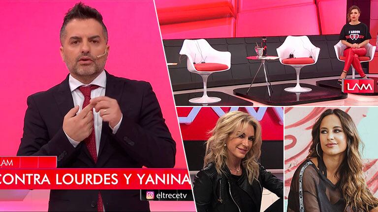 Ángel de Brito sorprendió al comenzar LAM con dos ausencias: "Como verán, no están ni Yanina Latorre, ni Lourdes Sánchez"