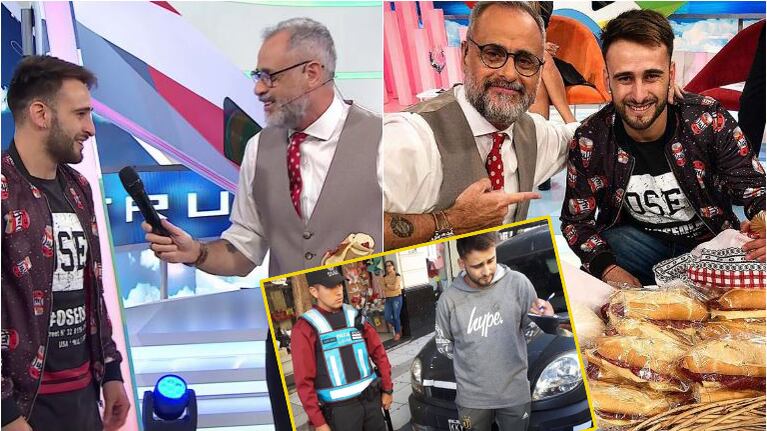 Rial recibió al Maxi, el chico al que le incautaron sus sandwiches de salame: "Hay muchísima gente que está ganándose la vida así"
