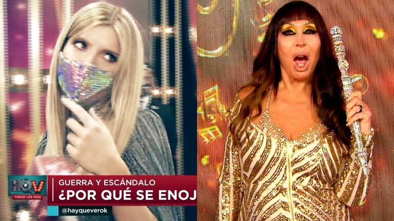 Laurita Fernández, muy molesta por los cuestionamientos de Moria Casán: "Yo vengo a trabajar"