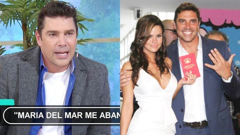 La confesión más íntima de Matías Alé, a 2 años y medio de separarse de María del Mar Cuello Molar