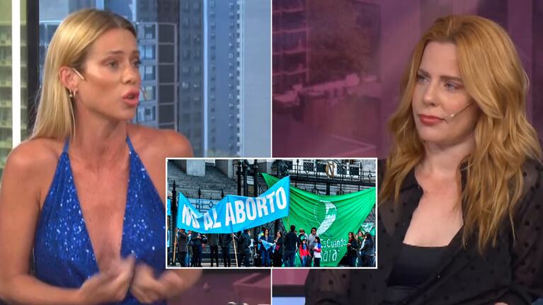 Kampfer explicó por qué apoya la ley de aborto y Nicole la cruzó: "Es la responsabilidad de la mujer al hacer cosas"