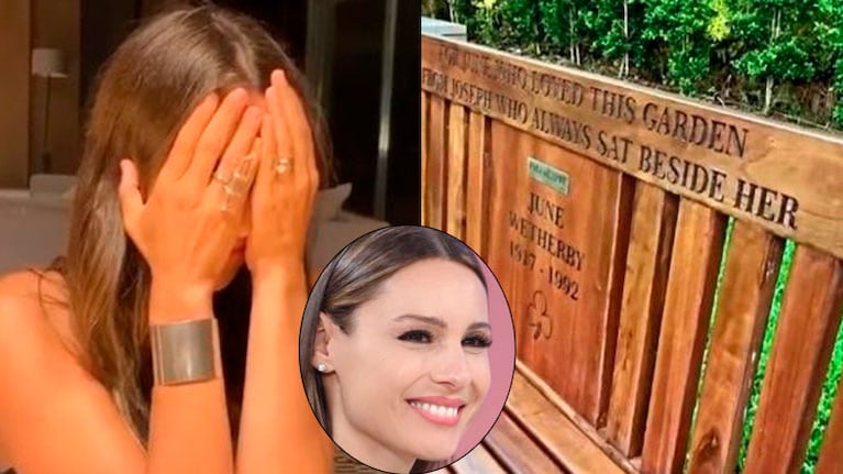 Pampita recibió un increíble regalo de su marido: el banco de la película Un lugar llamado Notting Hill