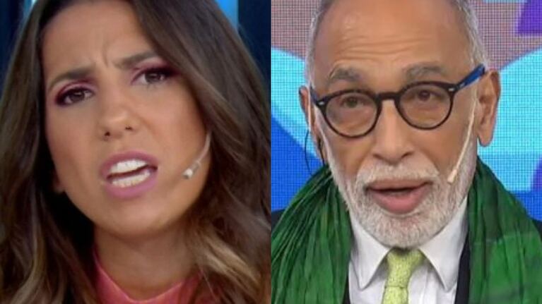Cinthia Fernández peleó con un entrevistado y se sacó chispas con el Negro Oro: "Todos los hombres me callan"