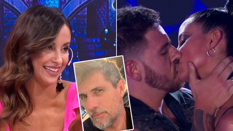 ¡No le gustó al marido! Lourdes Sánchez habló del enojo del Chato Prada por su apasionado beso con Fede Bal
