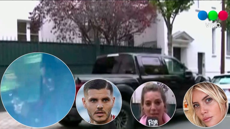 Noe Antonelli fue hasta la mansión de Wanda Nara y Mauro Icardi en París
