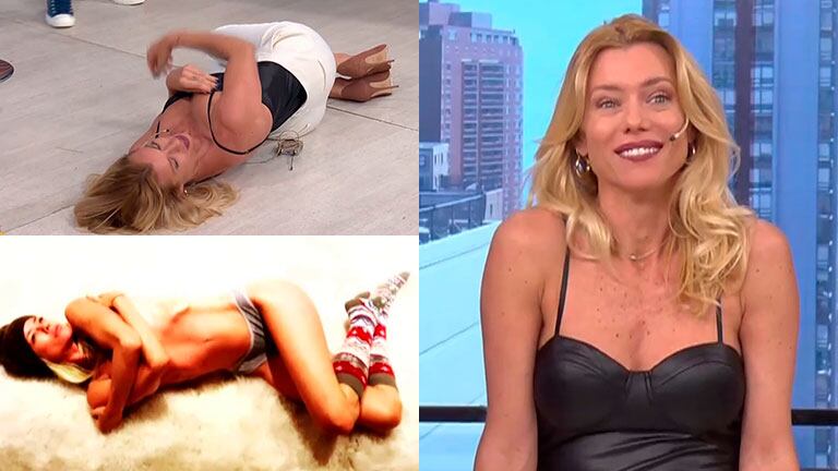 Nicole Neumann mostró en vivo cómo se hace fotos sexies