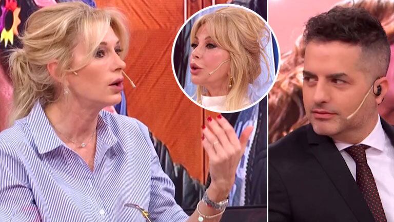 La 'escena de celos' en vivo de Yanina Latorre a Ángel de Brito