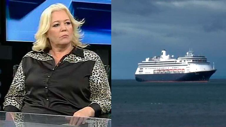Estelita Ventura relató cómo es su interminable crucero por el Pacífico