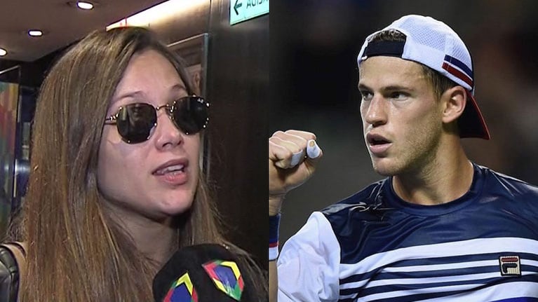 Barbie Vélez le respondió a Diego Schwartzman en Intrusos
