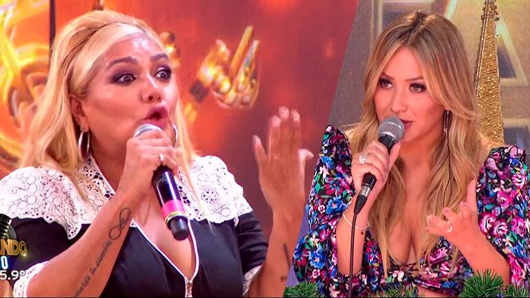 Picantísimo cruce de Gladys la Bomba Tucumana con Karina la Princesita en Cantando 2020