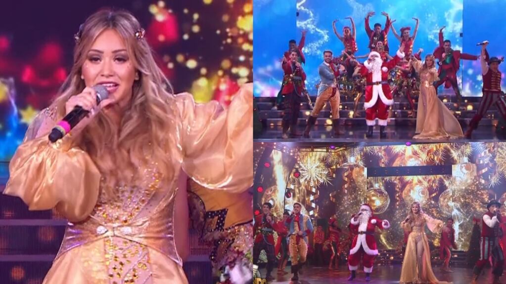 Karina La Princesita deslumbró con un musical navideño