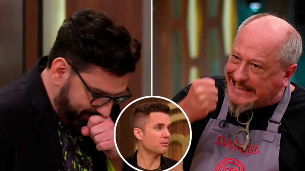 Daniel Aráoz casi hace atragantar a Damián Betular en MasterChef