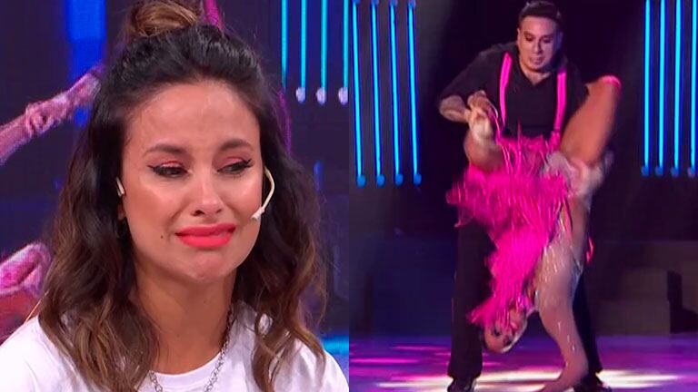 Lourdes Sánchez volvió a llorar por su caída en el Súper Bailando