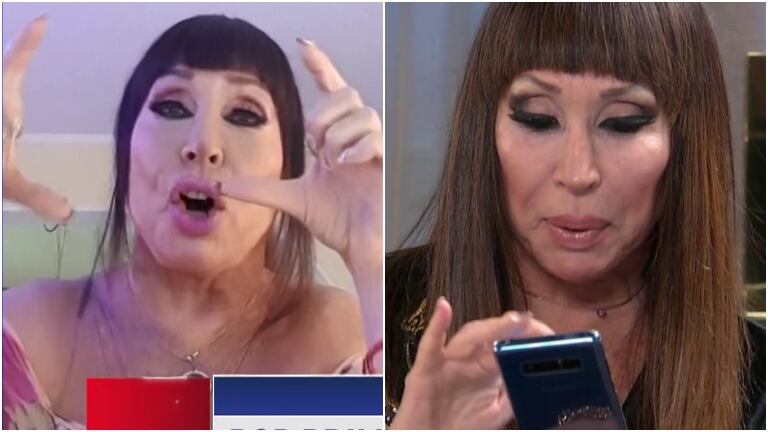 El sincericidio de Moria Casán en Fantino a la tarde al hablar de las videollamadas: "Es una evolución espantosa"