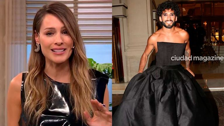 Pampita criticó el comentado look de Gabo Usandivaras en la foto del Bailando